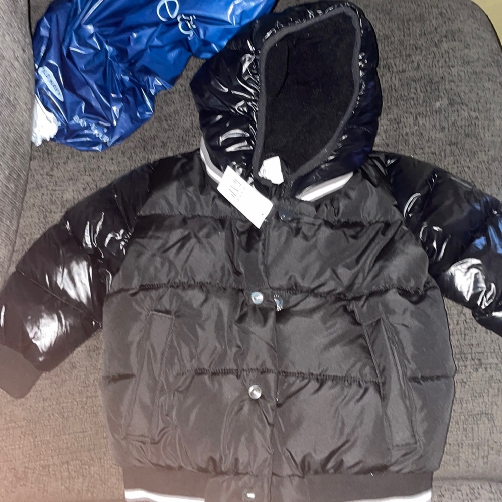 Toddler black puffer